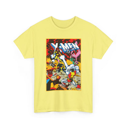 X-Men T-Shirt - Paul Smith Art - Return of Dark Phoenix - Wolverine, Colossus, Cyclops, Storm, Nightcrawler, Rogue - Marvel Comics