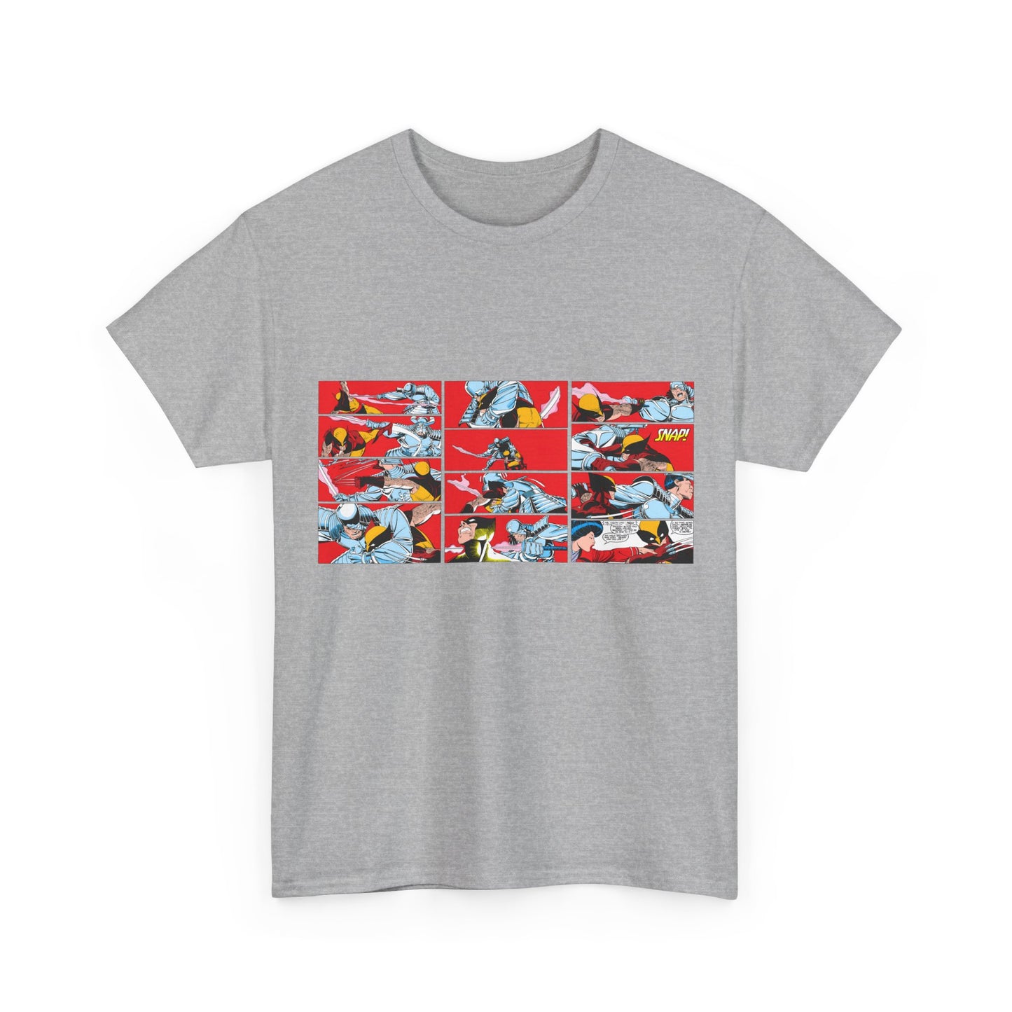 Wolverine Vs Silver Samurai Fight Pages 1-3 T-Shirt - Uncanny X-Men #173 - Marvel Comics