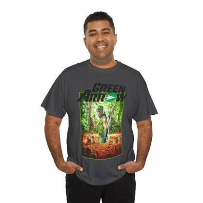 Green Arrow T-Shirt - Mauro Cascioli Art - Brightest Night Cover - Emerald Archer - DC Comics