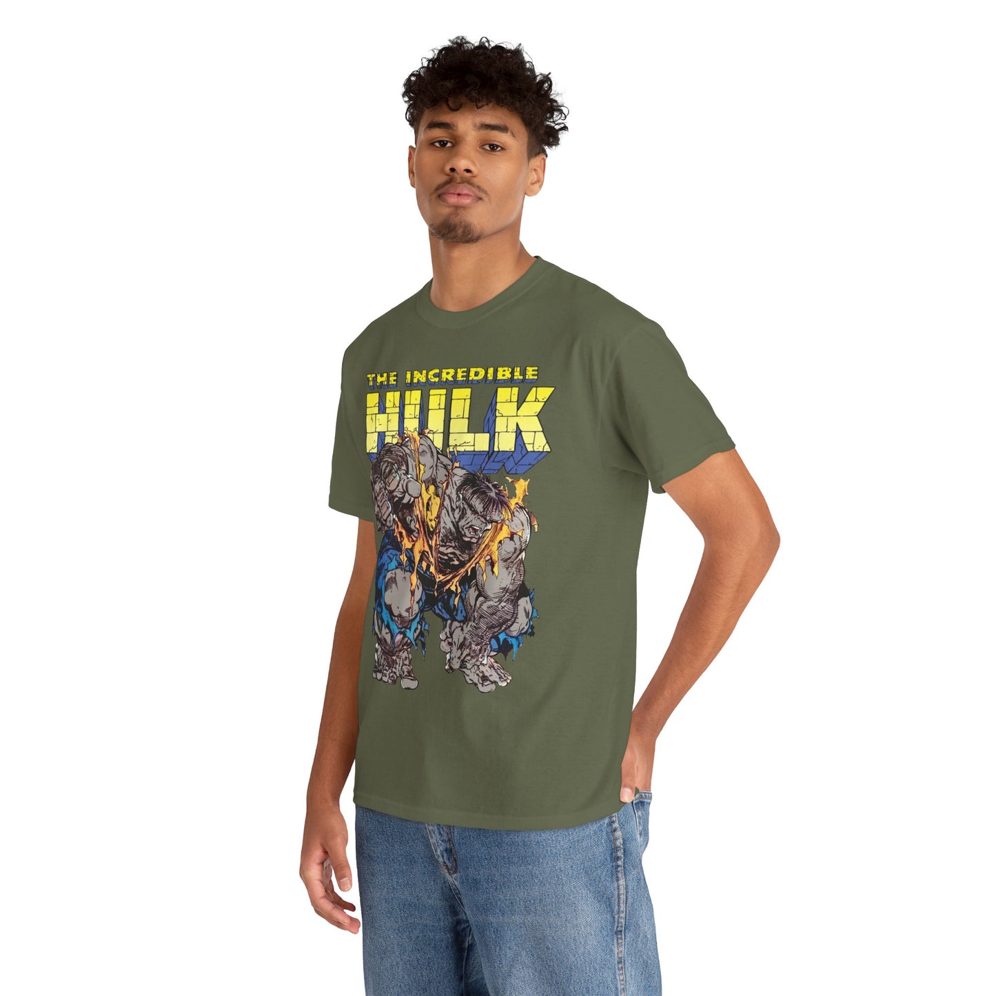 Incredible Hulk T-Shirt - Todd McFarlane Art - Marvel Comics - Grey Hulk, Bruce Banner