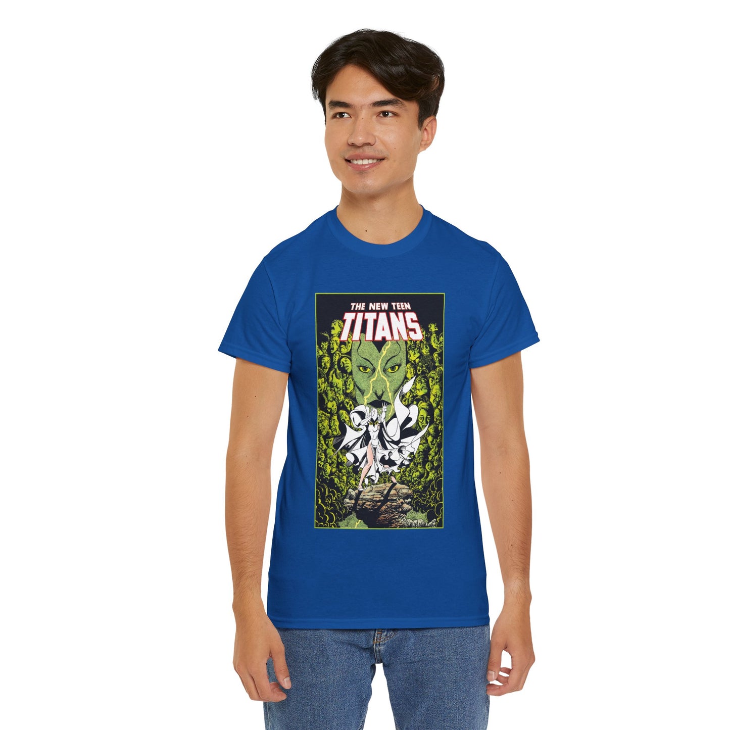 Raven T-Shirt - George Perez Art - New Teen Titans - Versus Phobia - White Raven Costume - DC Comics