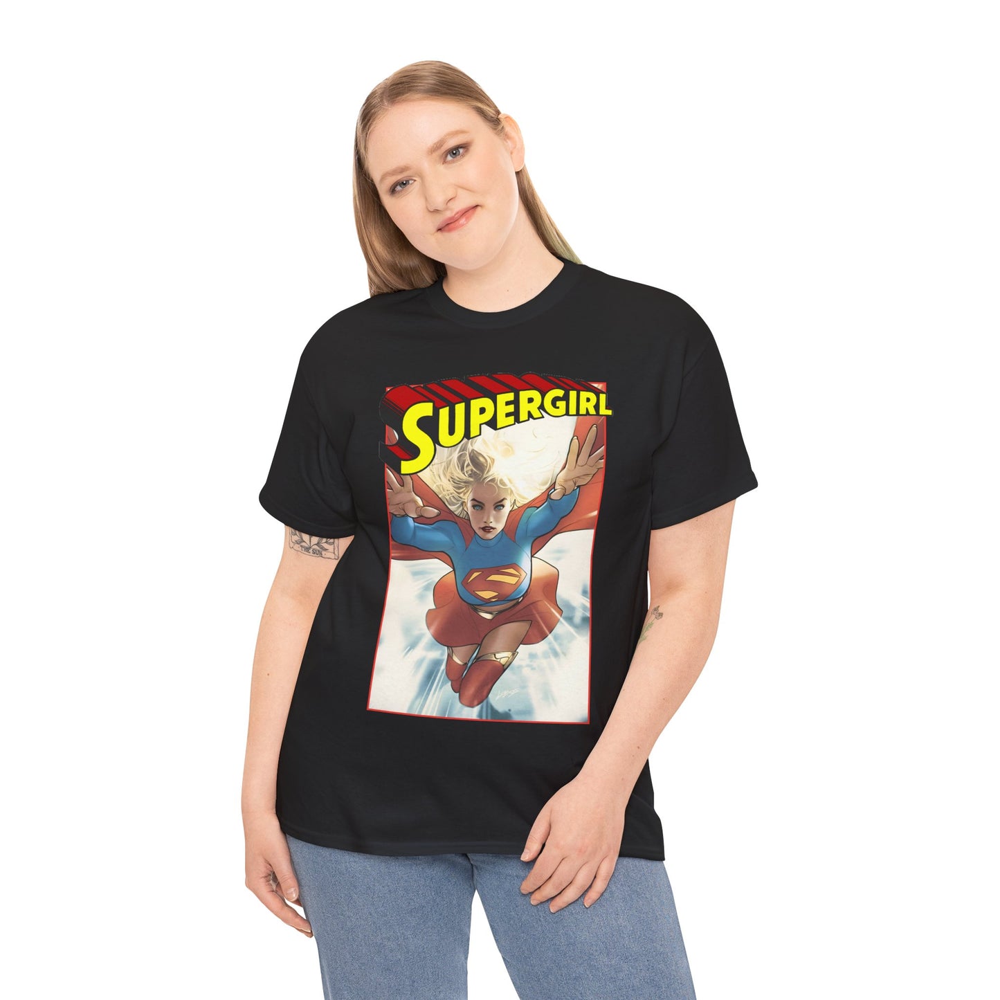 Supergirl T-Shirt - Pablo Villalobos Art - Kara Zor-El - Upcoming Summer 2026 Movie - DC Comics