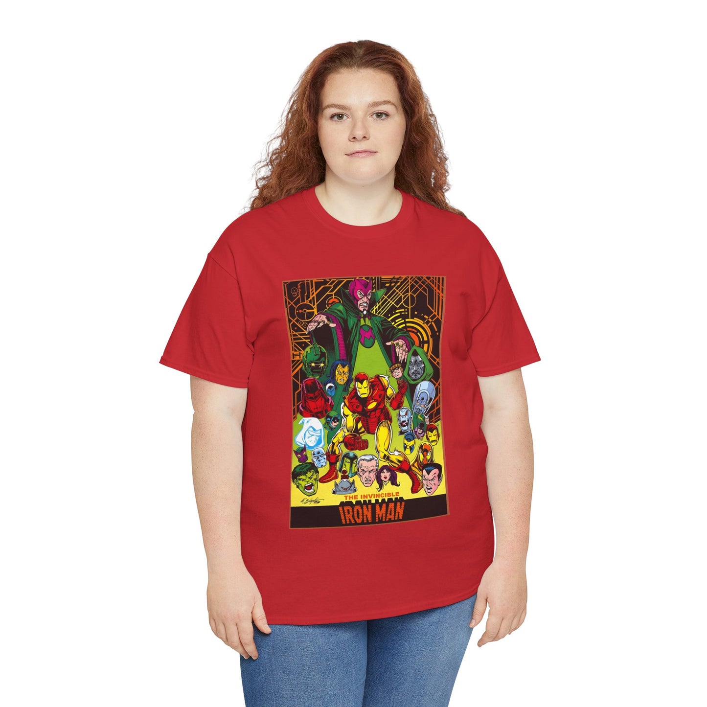 Iron Man T-Shirt - Bob Layton Art - Tony Stark - Ultron, Doctor Doom, The Mandarin, The Beetle - Marvel Comics