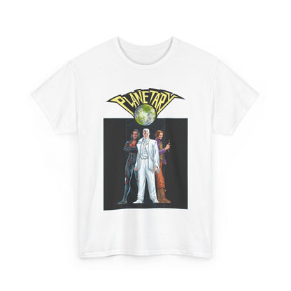 Planetary T-Shirt -  - John Cassaday Art - The Drummer, Jakita Wagner & Elijah Snow - DC Comics/Wildstorm