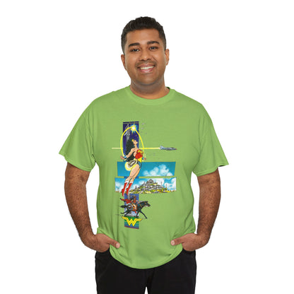 Wonder Woman T-Shirt - George Perez Art - From History of the DC Universe Series - Themyscira - DC Comics