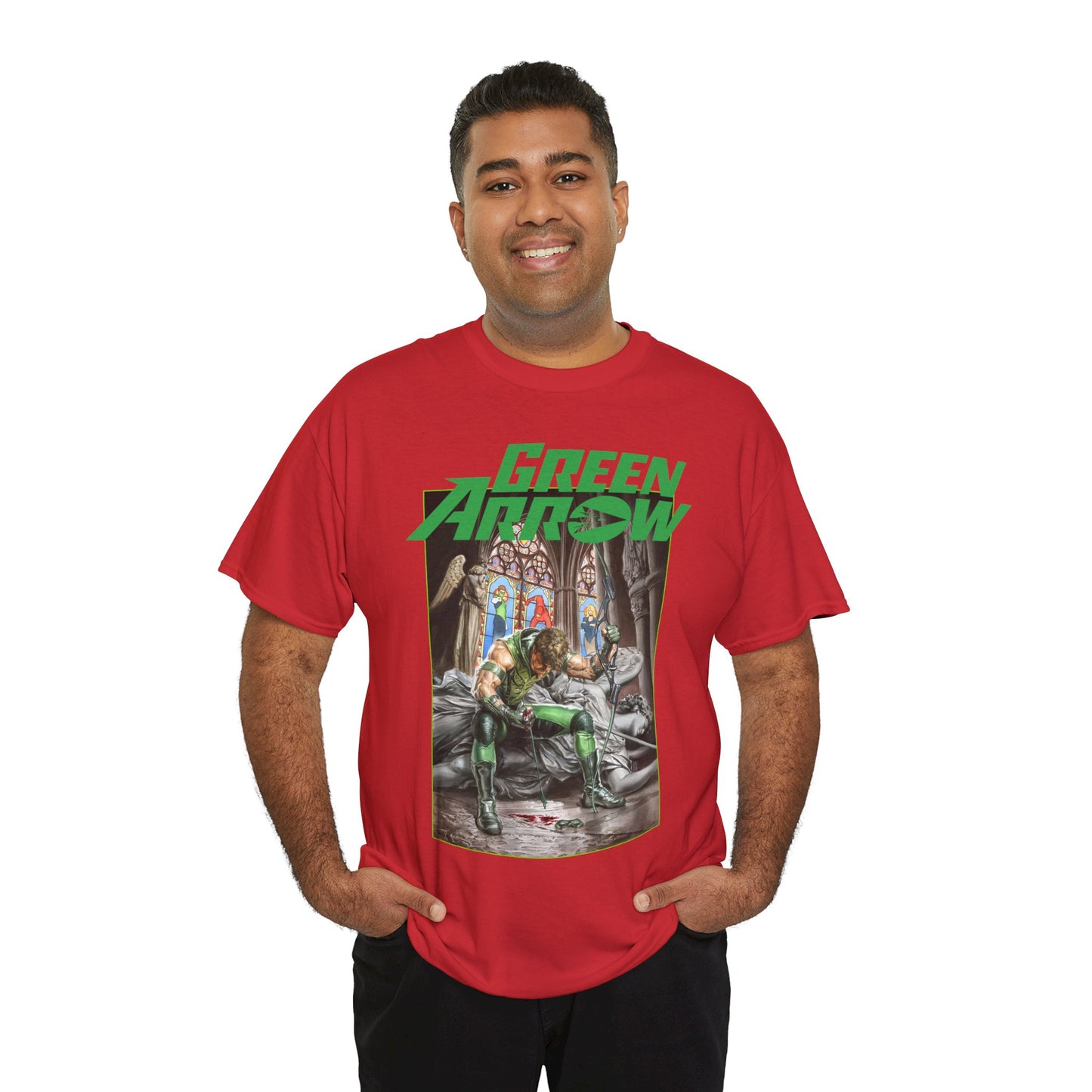Green Arrow T-Shirt - Mauro Cascioli Art - DC Comics