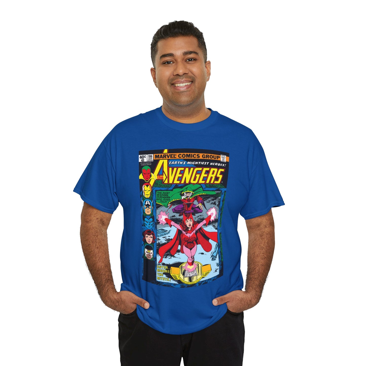 Avengers #186 T-Shirt - John Byrne Art - Scarlet Witch - Marvel Comics