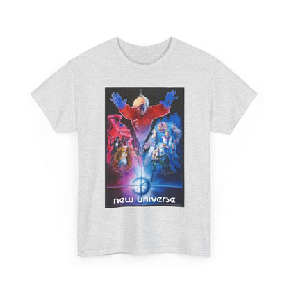 New Universe T-Shirt - Bill Sienkiewicz Art - Star Brand, Night Mask, Justice, DP7, Psi-Force, Kickers Inc - Marvel Comics