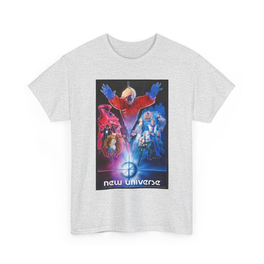 New Universe T-Shirt - Bill Sienkiewicz Art - Star Brand, Night Mask, Justice, DP7, Psi-Force, Kickers Inc - Marvel Comics