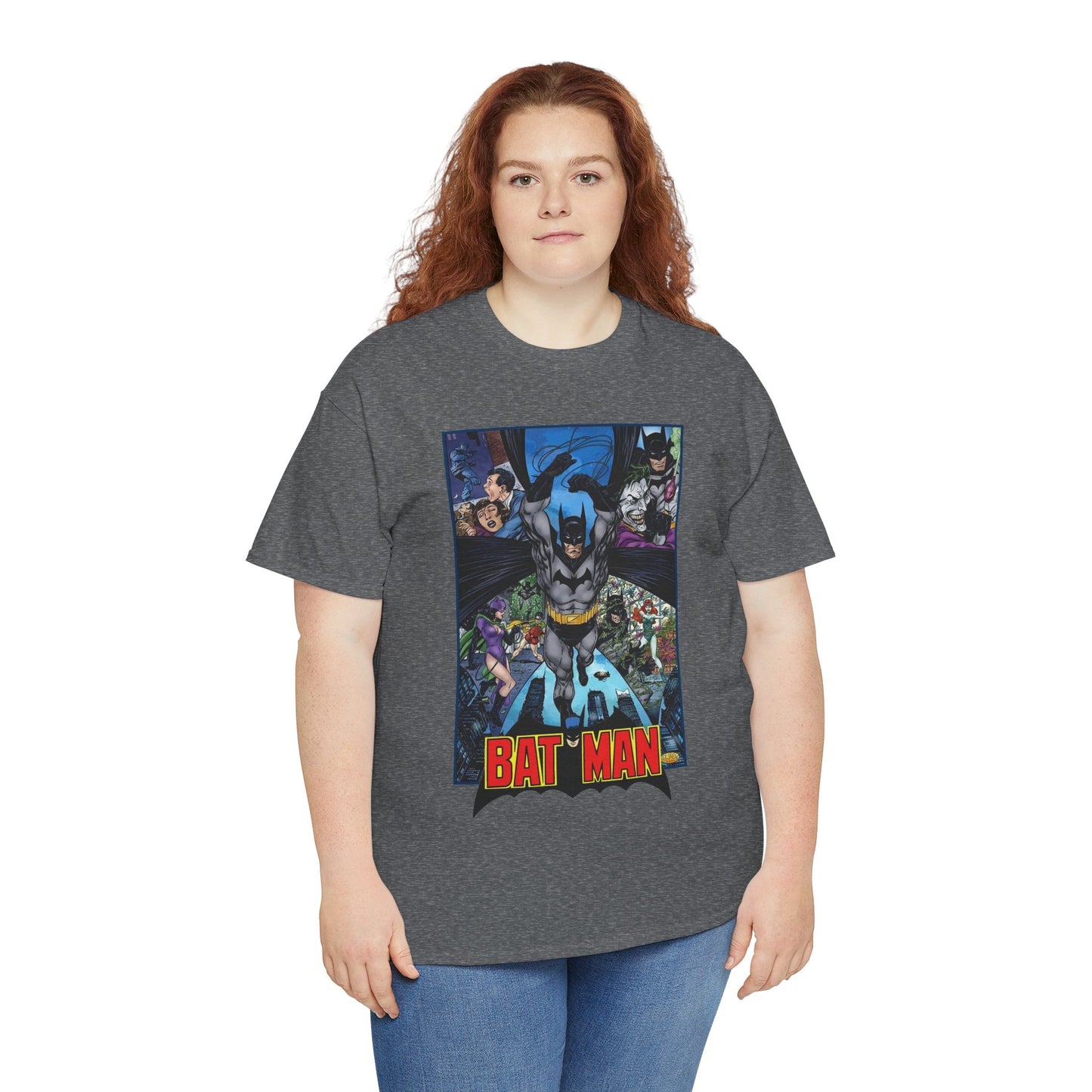 Batman T-Shirt - John Byrne Art - Joker, Catwoman, Poison Ivy - Caped Crusader - DC Comics