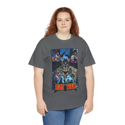 Batman T-Shirt - John Byrne Art - Joker, Catwoman, Poison Ivy - Caped Crusader - DC Comics