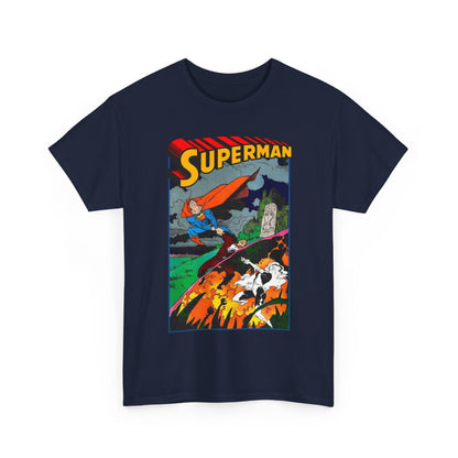 Superman T-Shirt - Mike Mignola Art - Vs Silver Banshee - DC Comics