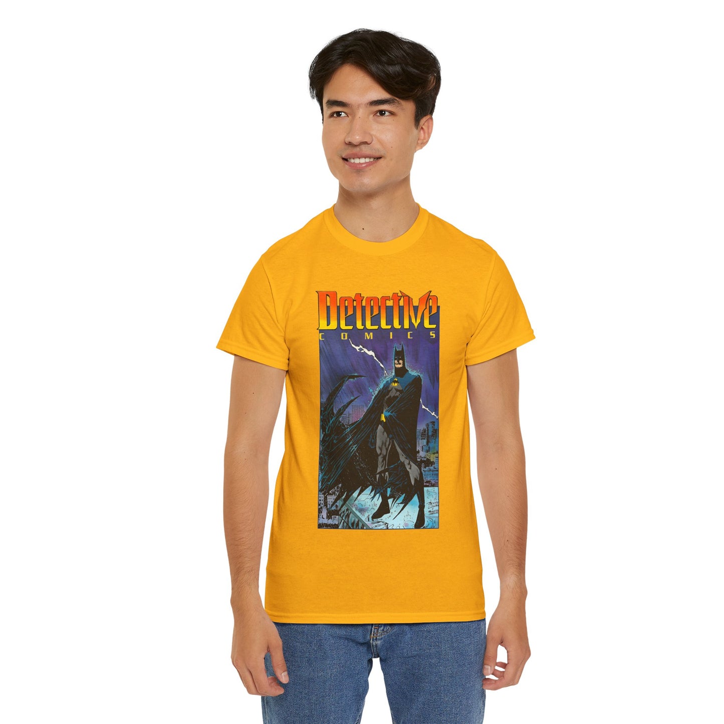 Detective Comics T-Shirt - #600 Cover Denys Cowan Art - Gotham City, Dark Knight, Batman - DC Comics