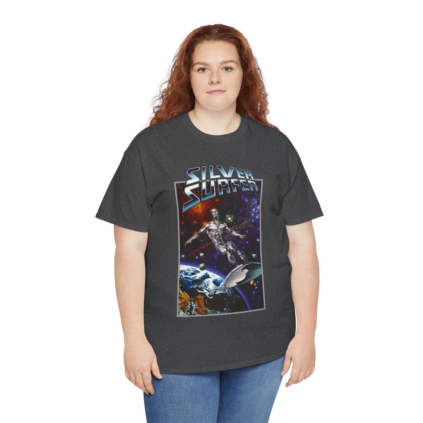 Silver Surfer T-Shirt - Amazing Joe Jusko Art - Marvel Comics Character - Former Herald of Galactus - Fantastic Four Connection - Norrin Radd