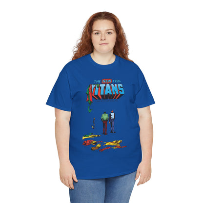 New Teen Titans T-Shirt - George Perez Art - Robin, Kid Flash Quitting - #39 Cover - DC Comics