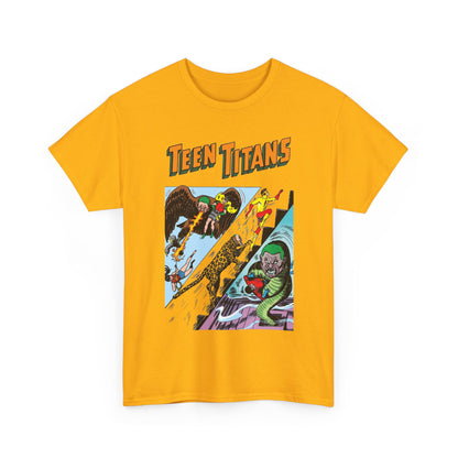 Teen Titans T-Shirt - Nick Cardy Art - #1 Cover Art - Robin, Wonder Girl, Kid Flash, Aqualad - DC Comics