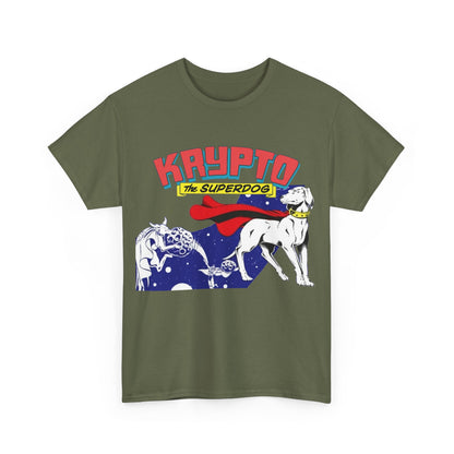 Krypto T-Shirt - James Gunn Superman Movie 2025 - Superman's Beloved Pet -Super Dog from Krypton - Stays at the Fortress of Solitude - DC Comics