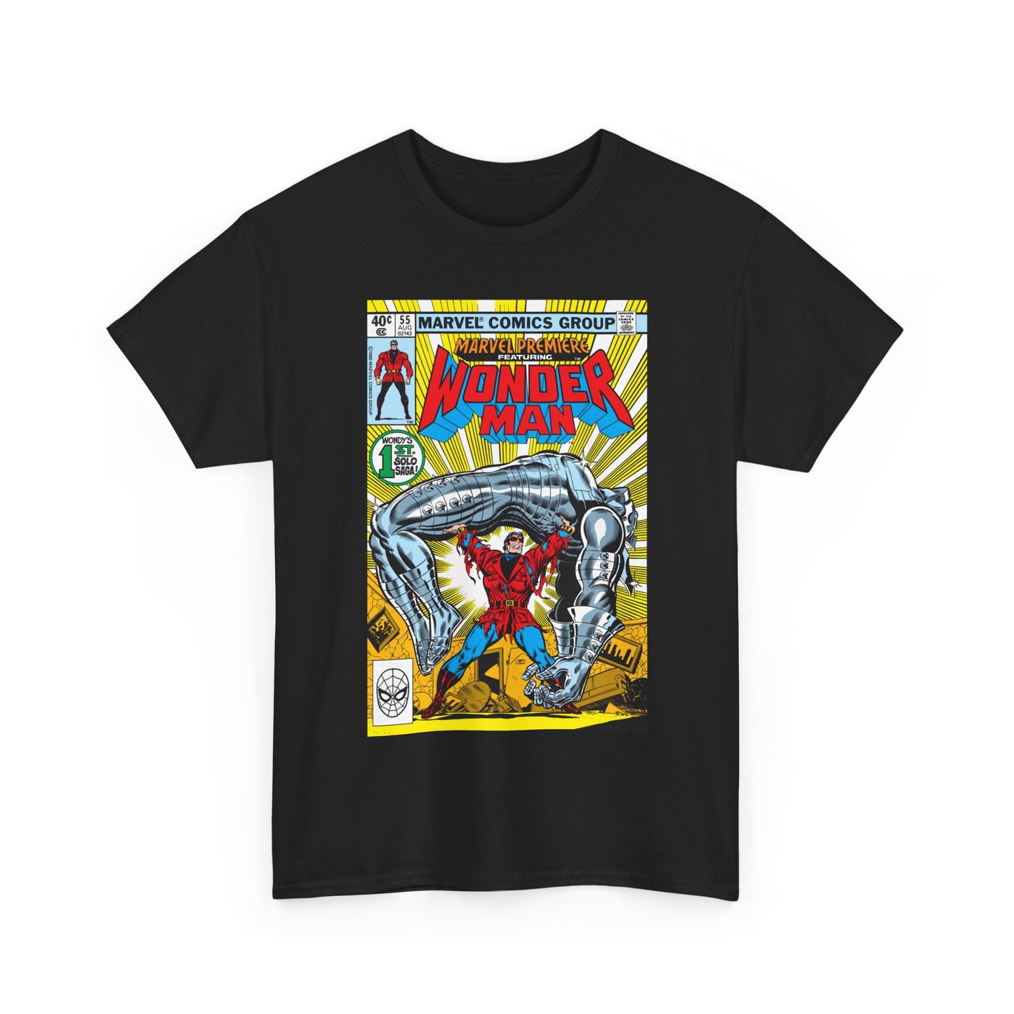 Wonder Man T-Shirt - Marvel Premiere #55 Cover Art - Avengers Member - Marvel Comics