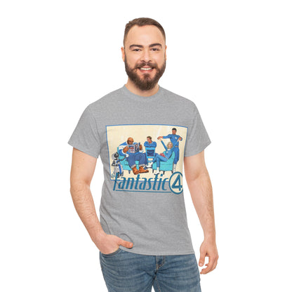 Fantastic Four T-Shirt - 2025 MCU Movie - Reed Richards, Invisible Woman, Thing, Human Torch - Marvel Comics Characters