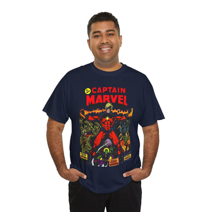 Captain Marvel T-Shirt - Jim Starlin Art - Thanos - Drax the Destroyer - Issue #32 Cover Art