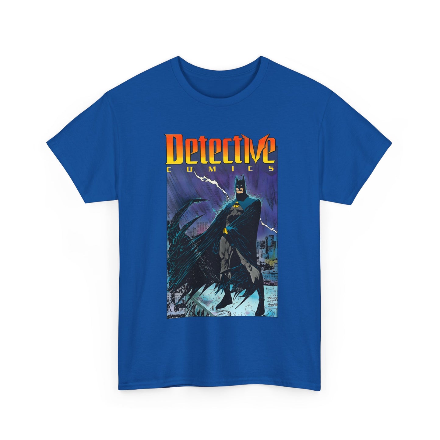 Detective Comics T-Shirt - #600 Cover Denys Cowan Art - Gotham City, Dark Knight, Batman - DC Comics