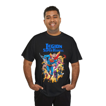 Superboy & Legion of Super-Heroes T-Shirt - Joe Staton Art - DC Comics