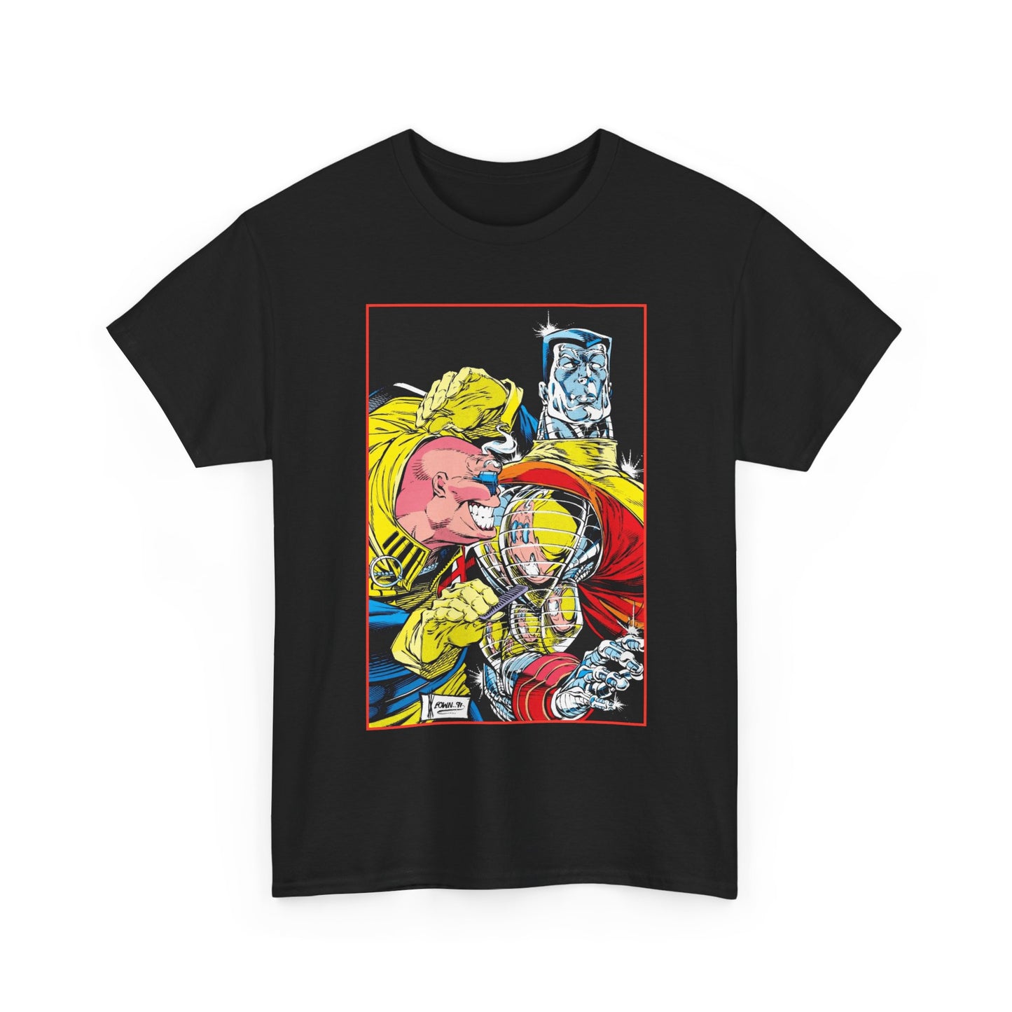 Strong Guy & Colossus T-Shirt - Dale Keown Art - Uncanny X-Men Annual Poster - Marvel Comics