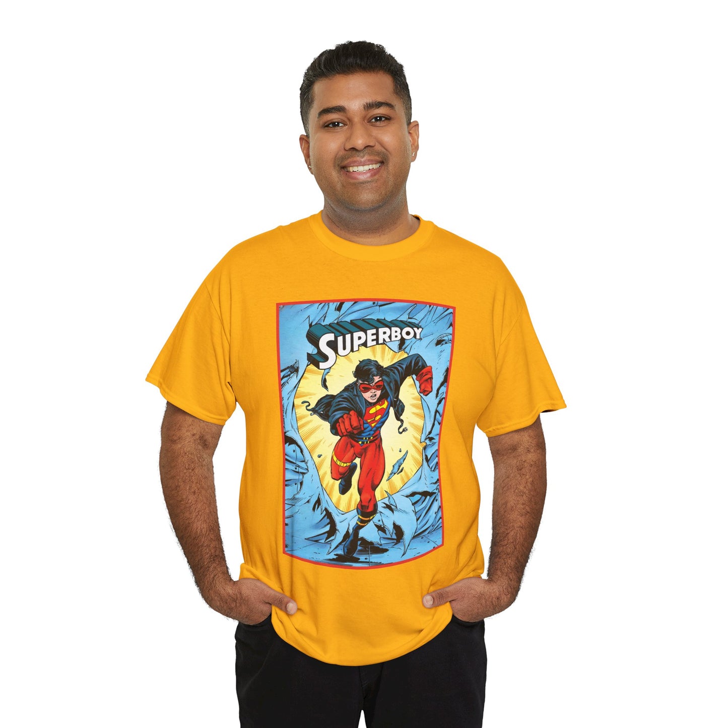 Superboy T-Shirt - Tom Grummett Art - Reign of the Supermen Storyline from the 1990s - Kon-El, Connor Kent - Superman Family - DC Comics