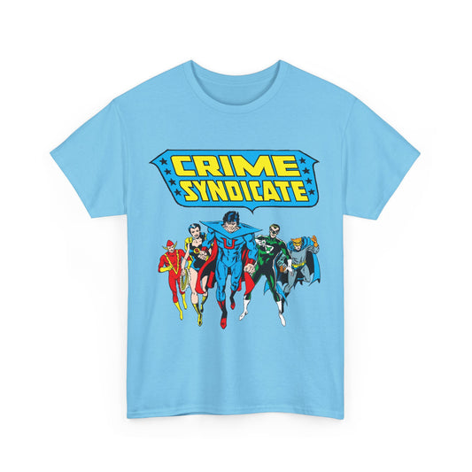 Crime Syndicate T-Shirt - Ultraman, Owlman, Superwoman, Power Ring, Johnny Quick - Earth 3 Justice League Villains - DC Comics