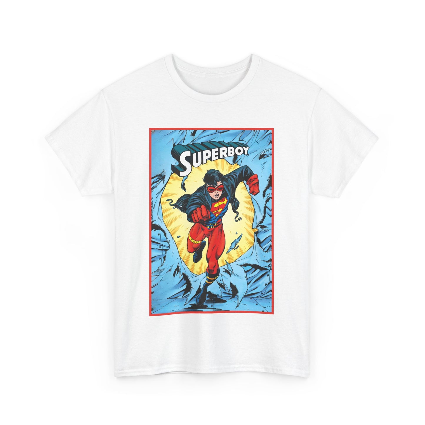 Superboy T-Shirt - Tom Grummett Art - Reign of the Supermen Storyline from the 1990s - Kon-El, Connor Kent - Superman Family - DC Comics