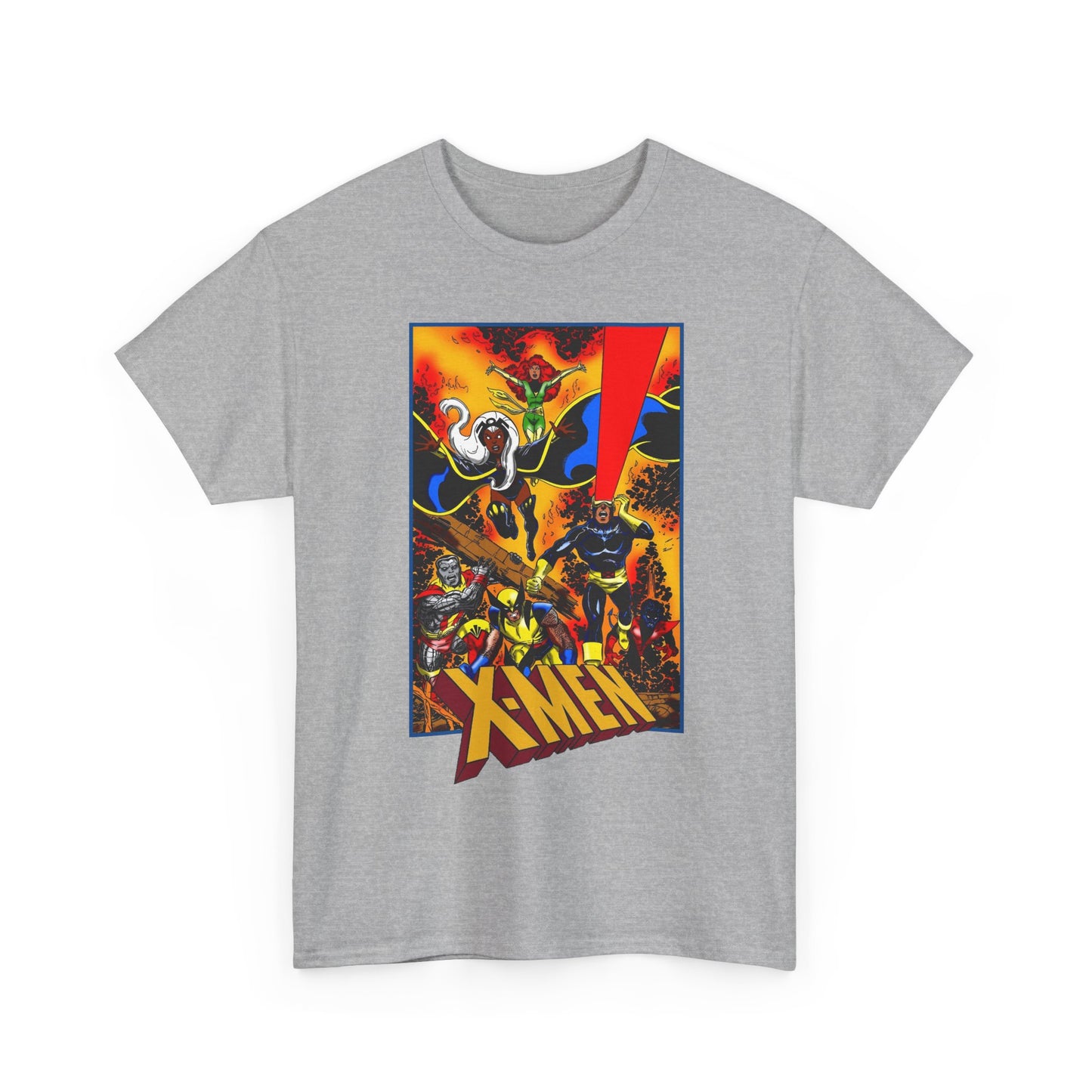 X-men T-Shirt - John Byrne Art - Phoenix, Wolverine, Cyclops, Storm, Nightcrawler, Colossus - Marvel Comics