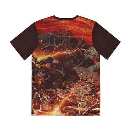 Absolute Superman All-Over Print Tee (Polyester) - Björn Barends Art - DC Comics (IMPROVED PLACEMENT AND PRINTING TECHNIQUES)