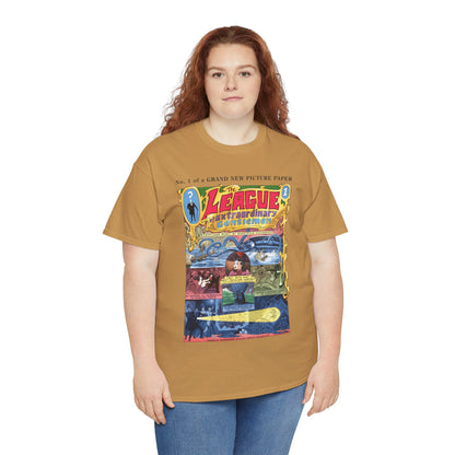 League of Extraordinary Gentlemen T-Shirt - Kevin O'Neill Art - Mina Murray, Captain Nemo, Allan Quatermain, Dr. Jekyll, & The Invisible Man - Alan Moore Story - DC Comics