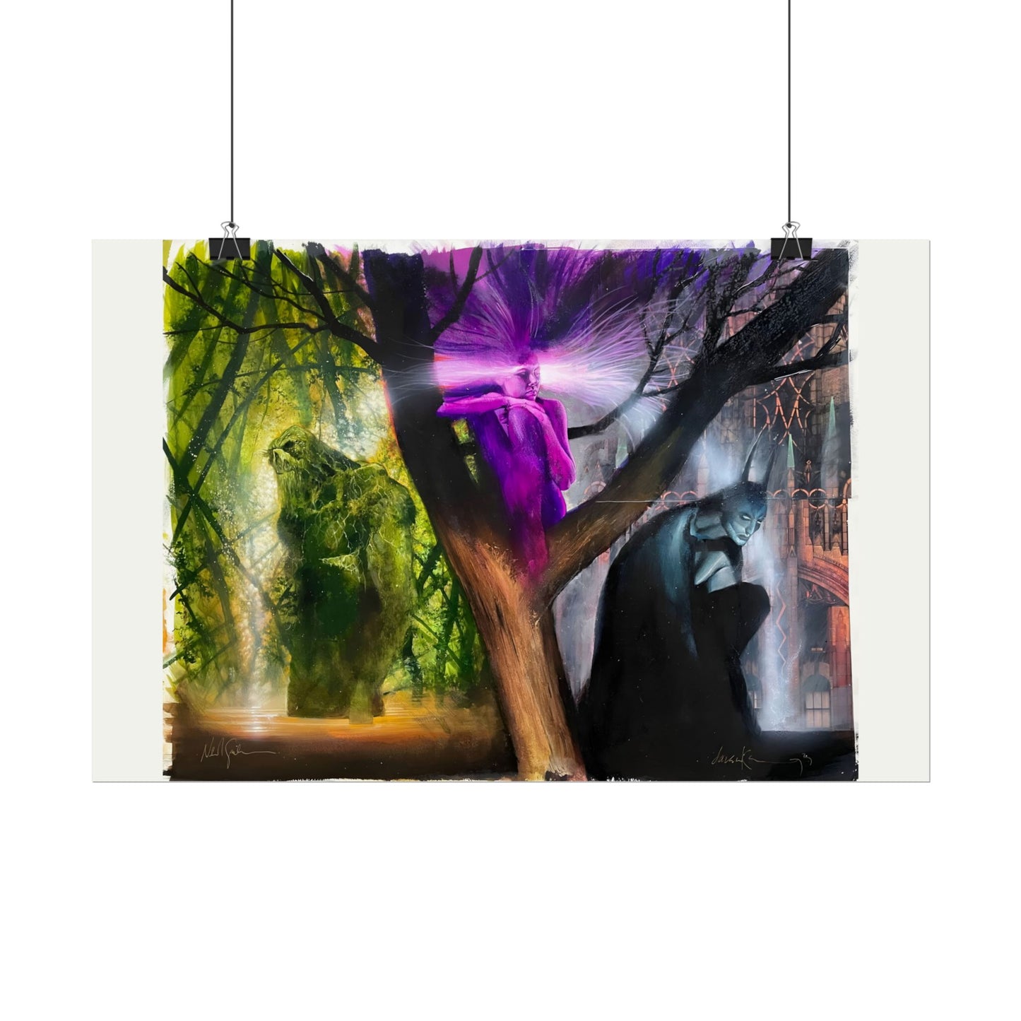 Black Orchid Rolled Poster - Dave McKean Art - Batman & Swamp Thing - DC/Vertigo Comics - Multiple Sizes Up to 24"x36"