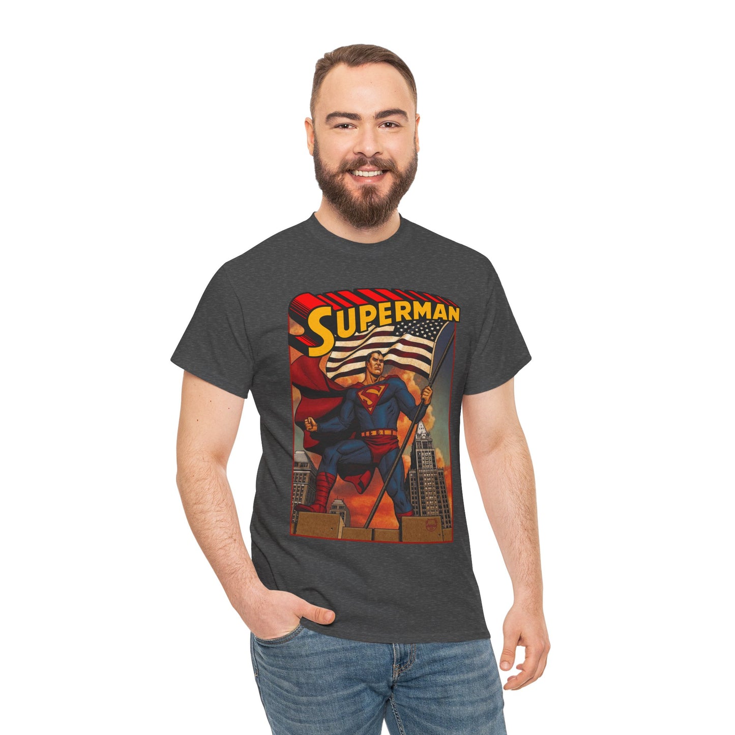 Superman T-Shirt - Dave Johnson Art - The Stranger - DC Comics