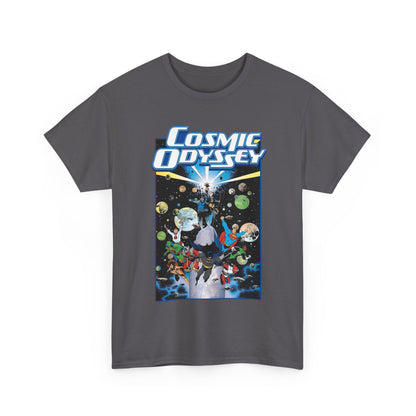 Cosmic Odyssey T-Shirt - Mike Mignola Art - Superman, Darkseid, Lightray, Orion, Starfire, Highfather. John Stewart - DC Comics