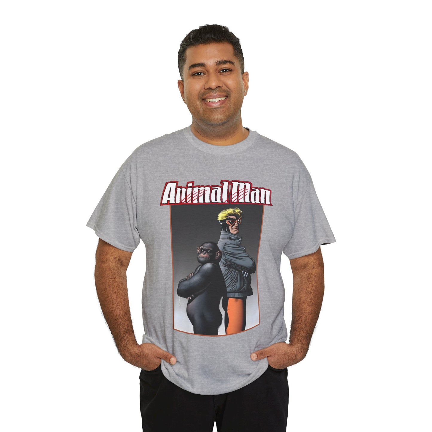 Animal Man T-Shirt - Brian Bolland Art - Buddy Baker - Grant Morrison Series - Vertigo Comics/DC Comics
