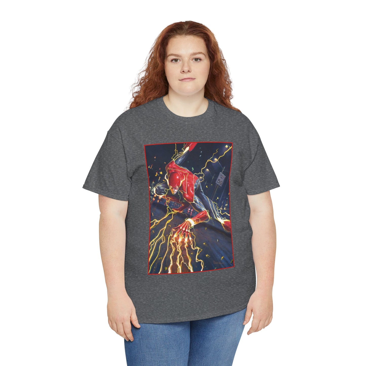 Flash T-Shirt - Davide Paratore Art - DC Comics