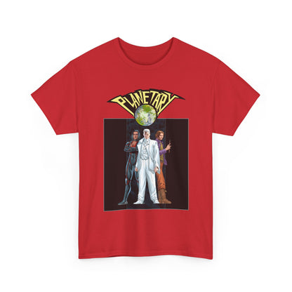 Planetary T-Shirt -  - John Cassaday Art - The Drummer, Jakita Wagner & Elijah Snow - DC Comics/Wildstorm