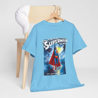 Superman The Movie T-Shirt - DC Comics - Man of Steel - Christopher Reeve 1978