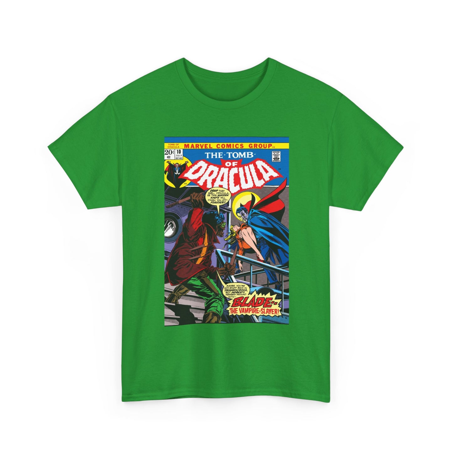 Tomb of Dracula T-Shirt - #10, First Appearance of Blade, Vampire Hunter - Marvel Comics