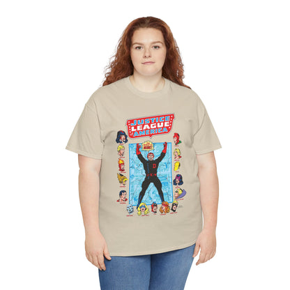 Justice League of America T-Shirt - George Perez Art - Justice Society, All-Star Squadron Team-Up DC Comics
