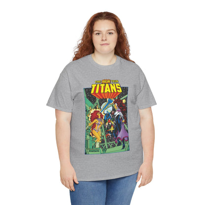 New Teen Titans T-Shirt - George Perez Art - Starfire Vs Blackfire - DC Comics
