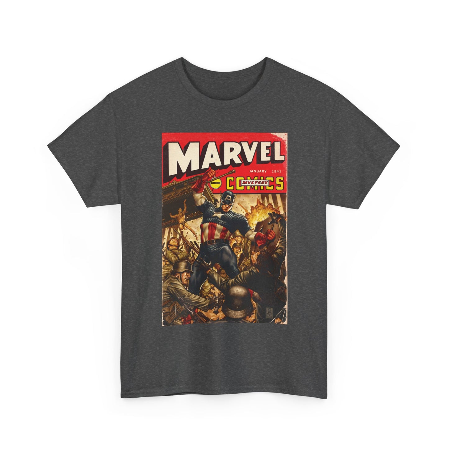 Marvel Comics #1000 T-Shirt - Captain America Cover Art - Marvel Comics
