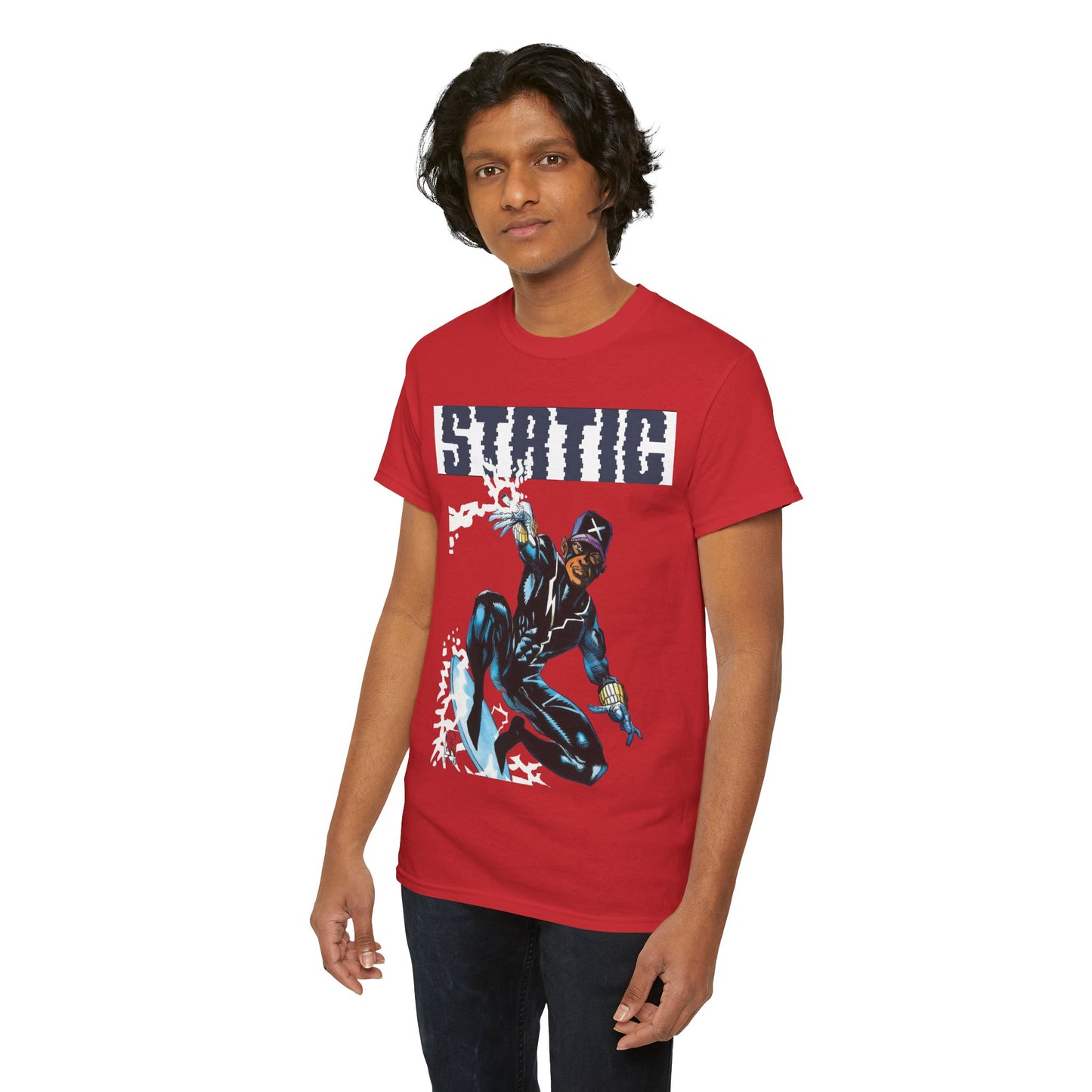 Static T-Shirt - Denys Cowan Art - DC Comics, Milestone Media - Shock to your System