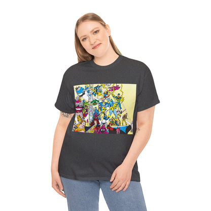Who's Who in the DC Universe T-Shirt - George Perez Art - Black Lightning, Black Orchid - #3 Cover Art - DC Comics