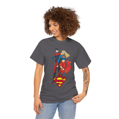 Supergirl & Superboy T-Shirt - Dan Mora Art - DC Comics
