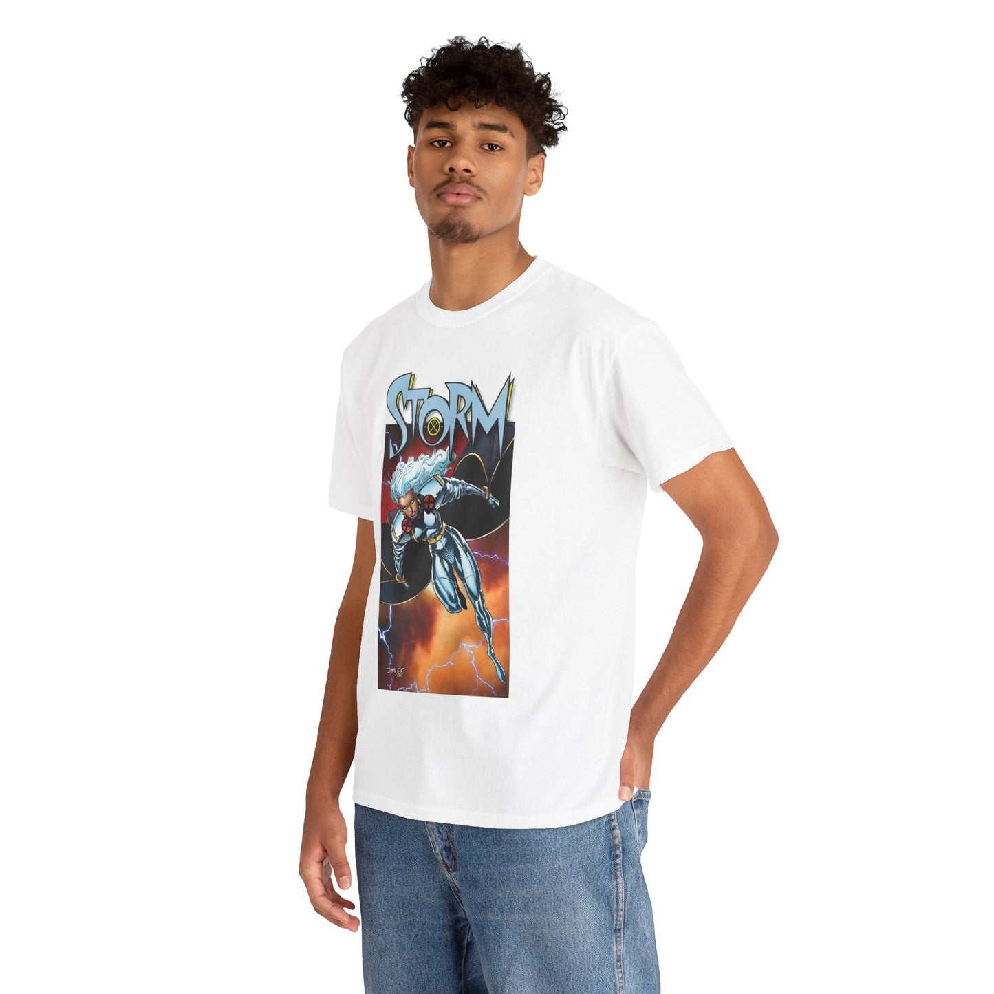 Storm T-Shirt - Jim Lee Art - Ororo - Uncanny X-Men Member & Leader - Heroic Mutant - Marvel Comics