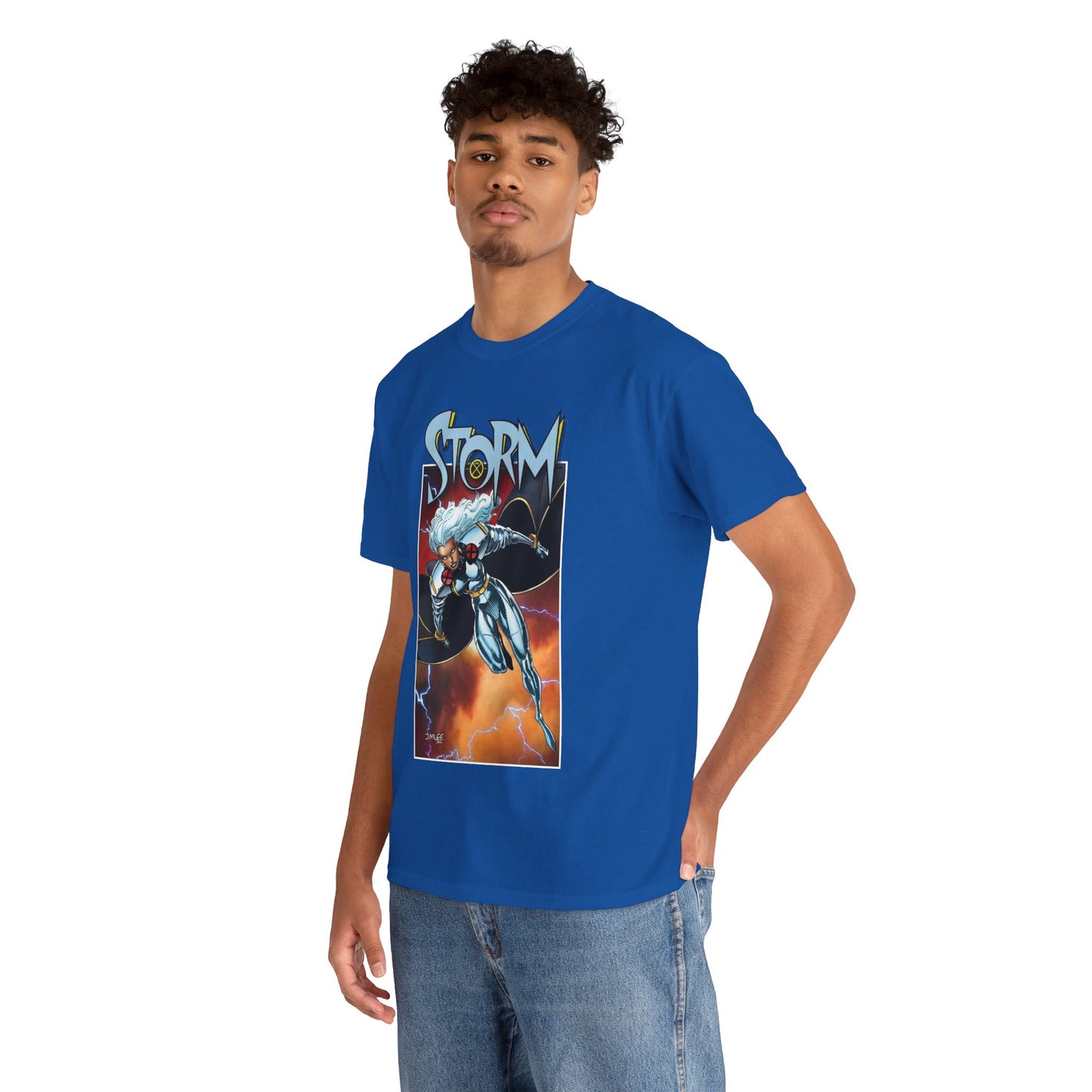 Storm T-Shirt - Jim Lee Art - Ororo - Uncanny X-Men Member & Leader - Heroic Mutant - Marvel Comics