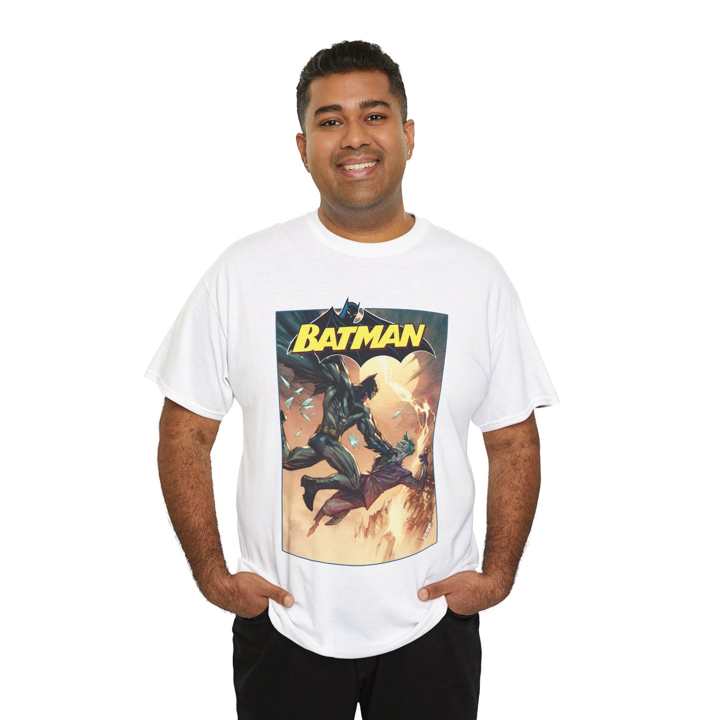 Batman Vs Joker T-Shirt - Marc Silvestri Art - DC Comics